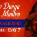 Navratri Day 7 | Navratri Special Video | Kaalratri Mata | Kaalratri Nav Durga Beej Mantra 108 Times