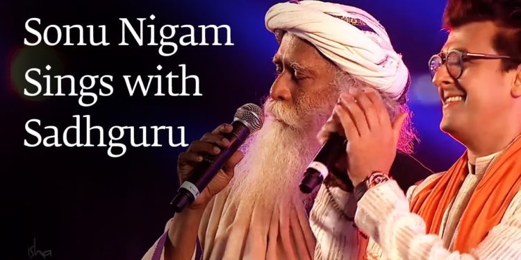 Sonu Nigam Sings with Sadhguru at Mahashivratri 2018