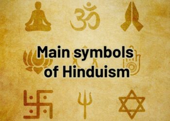 What are the main symbols of Hinduism?