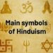 What are the main symbols of Hinduism?