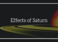 Positive and Negative Effects of Saturn in 12 Houses